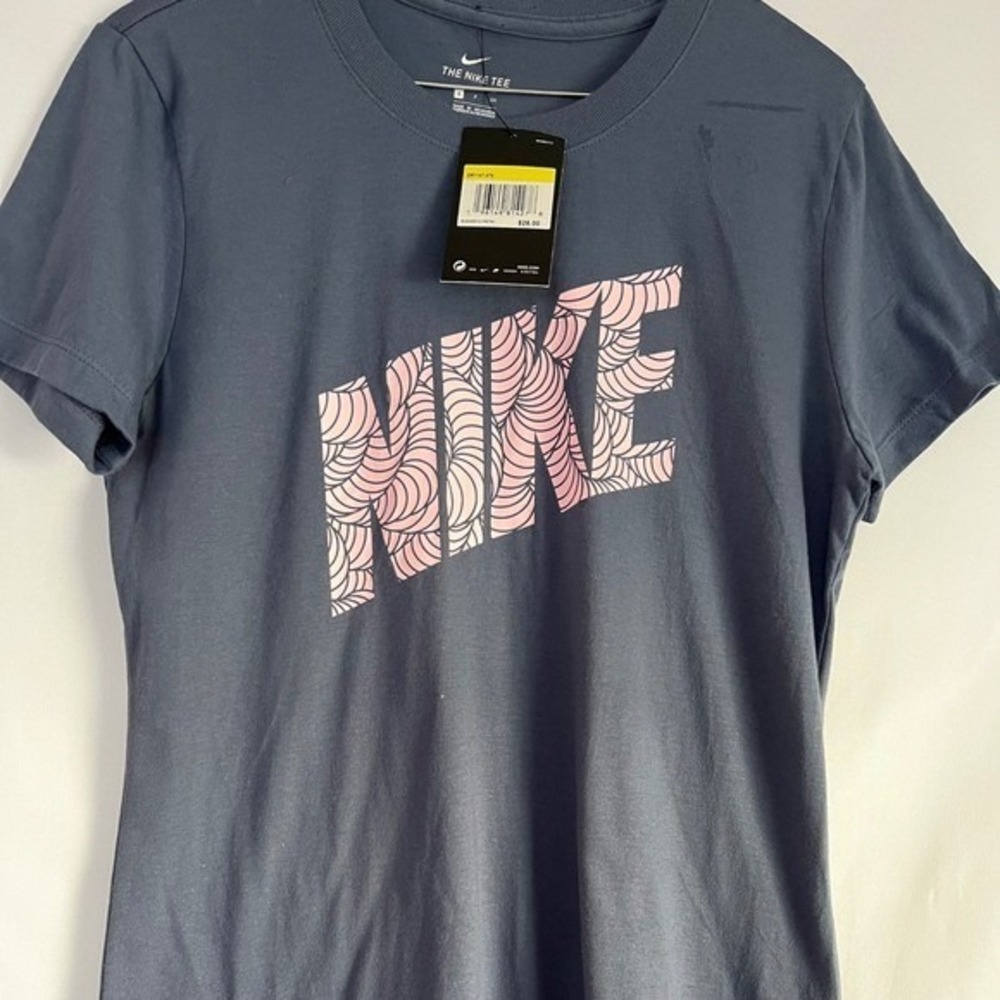 Nike The Nike Tee Women's Size S Blue Graphic T Shirt New With Tags